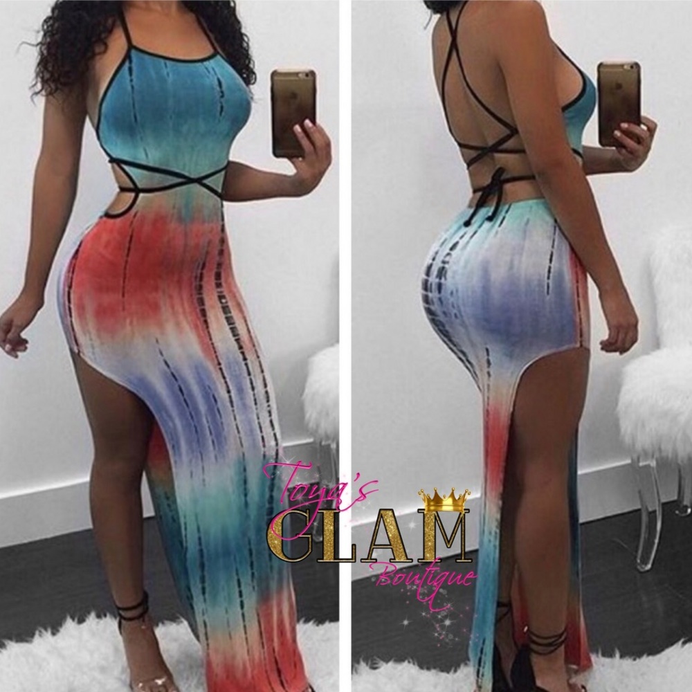 Tie Dye Maxi Dress